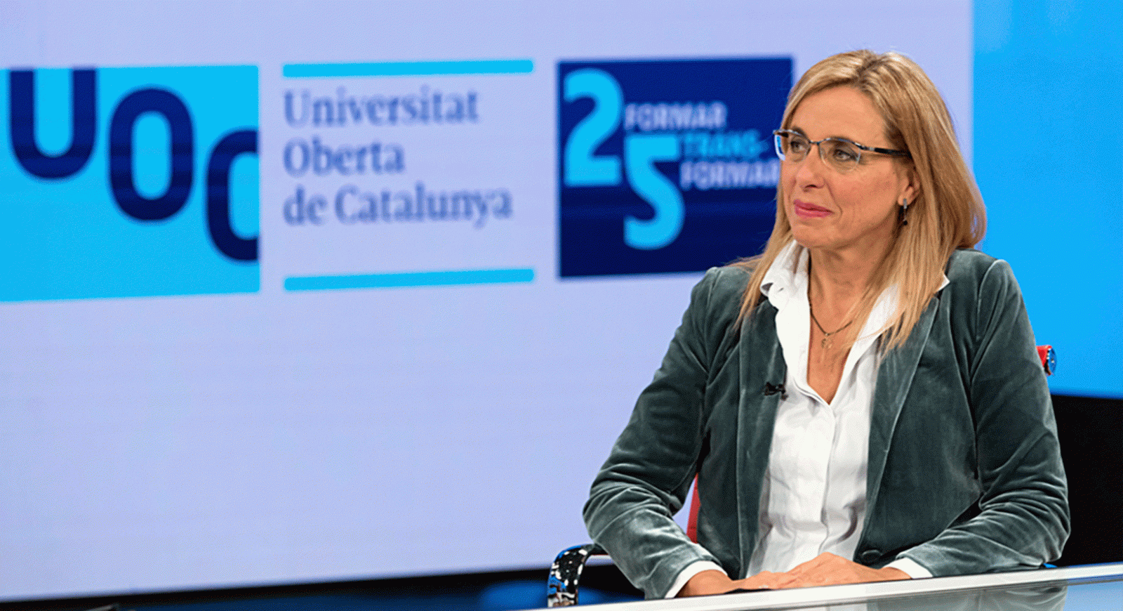 La aventura del saber Àngels Fitó, de la Universitat Oberta de Catalunya 25 aniversario #AventuraSaberEducación