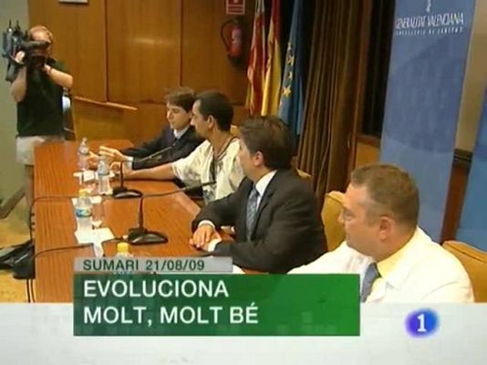 L'informatiu - Comunitat Valenciana - L'informatiu Comunitat Valenciana - 21/08/09