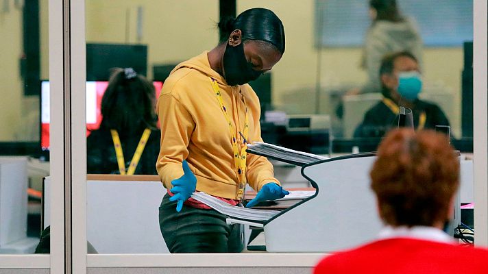 Telediario 1 - Batalla política por el recuento de votos en Estados Unidos