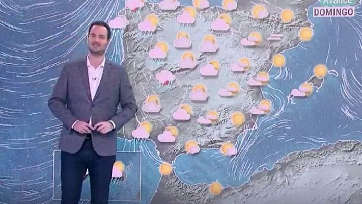 Telediario 1 - La Aemet prevé fuertes lluvias en la Comunidad Valenciana y en el sistema Central