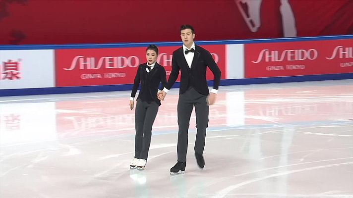 Patinaje sobre hielo - Grand Prix Copa de China. Programa corto danza