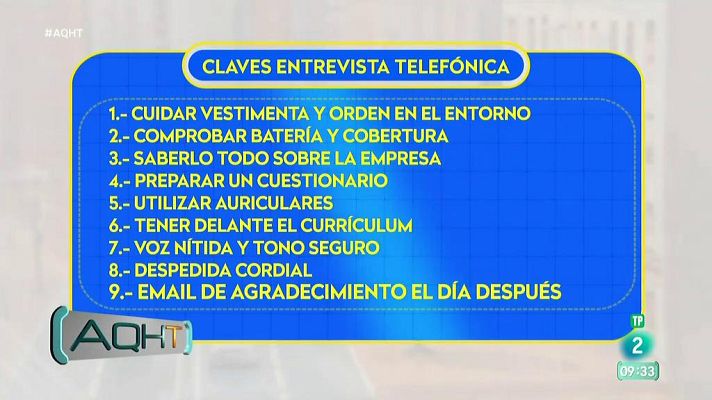 Aquí hay trabajo - 9 tips para superar una entrevista de trabajo por teléfono