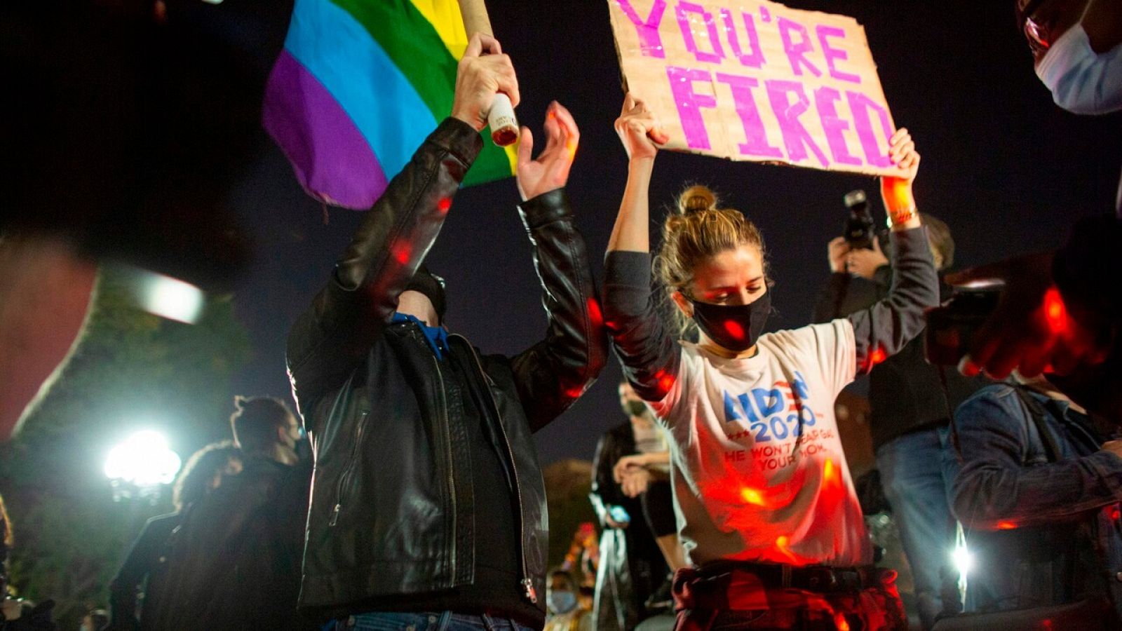 Elecciones en Estados Unidos: Los partidarios de Biden comienzan a celebrar la victoria - Ver ahora