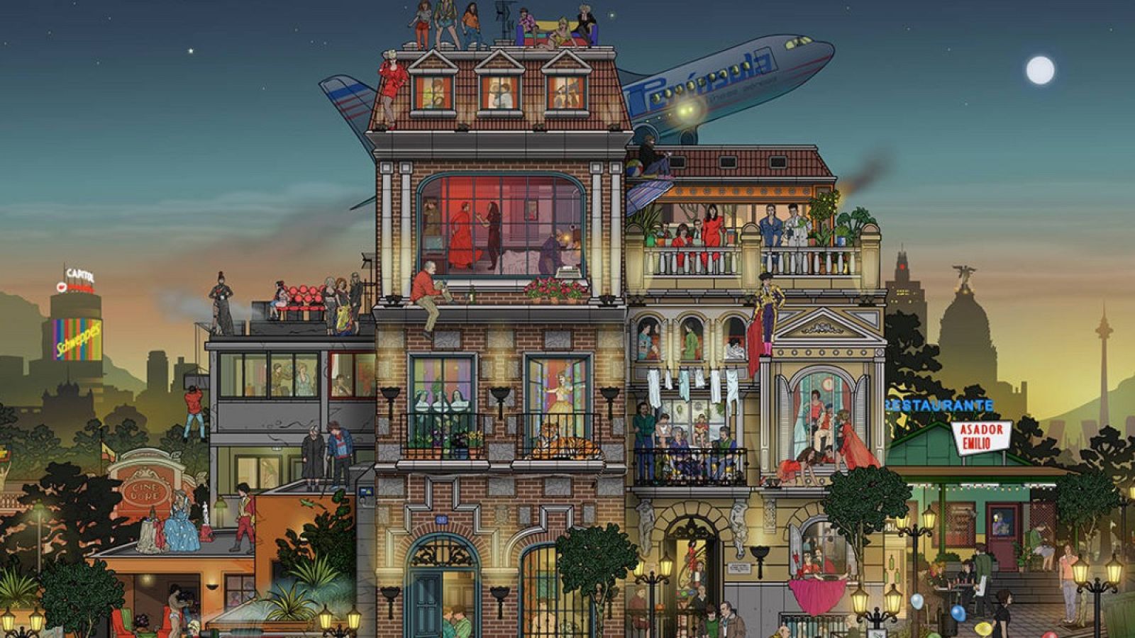 Adrián Pereda recrea el universo de Almodóvar en una ilustración