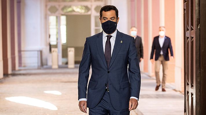 Telediario 1 - Andalucía aumenta las restricciones ante el aumento de la presión hospitalaria