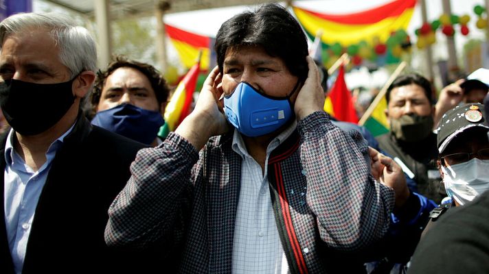 Telediario 1 - Evo Morales regresa a Bolivia tras casi un año en el exilio