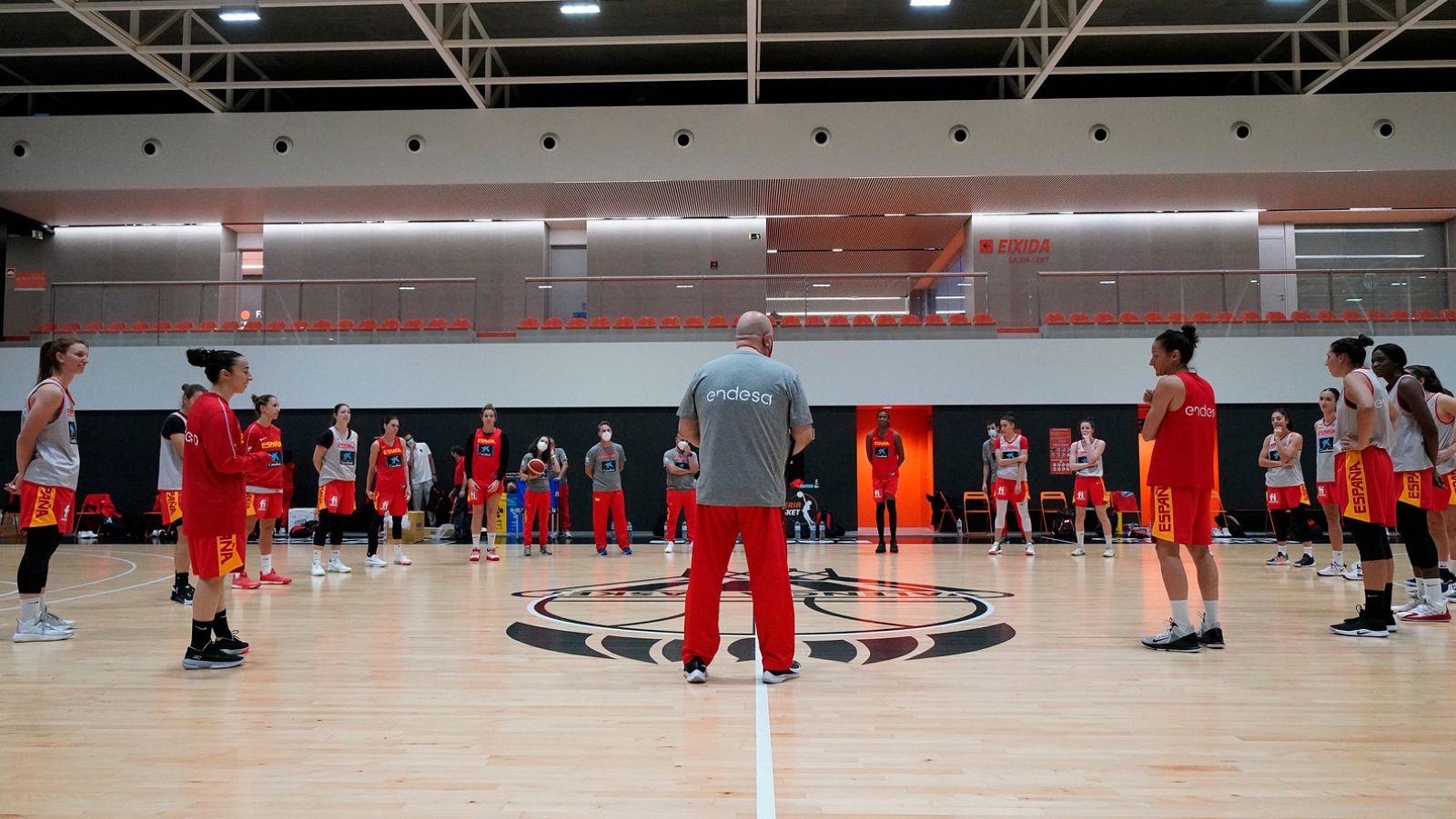 La selección está concentrada en Valencia para preparar el Eurobasket 2021 | Ver