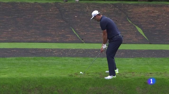 Telediario 1 - Espectacular golpe de Jon Rahm