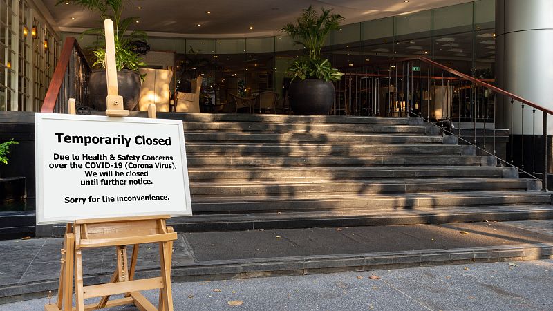 Coronavirus - Siete de cada diez hoteles en España están cerrados por la pandemia - Telediario 1 | Ver