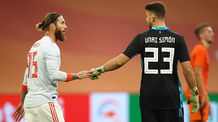 UEFA Nations League - Países Bajos - España |  El debut y las paradas de Unai Simón