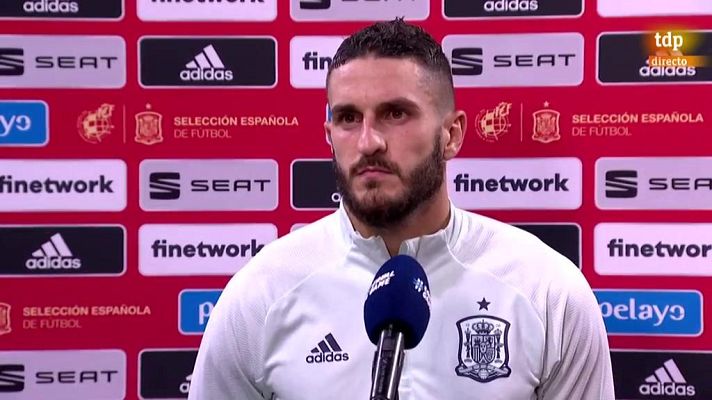UEFA Nations League - Koke: "He trabajado mucho para estar aquí"