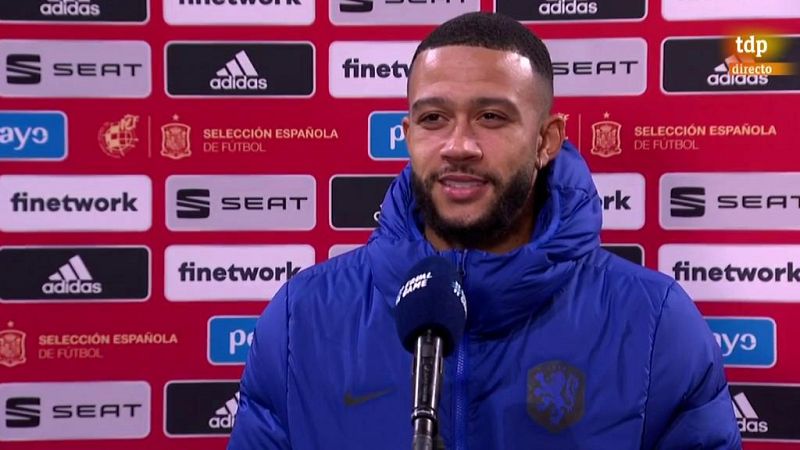 Depay: "¿A quién no le gustaría jugar en el Barça? Es un club top" - UEFA Nations League | Ver
