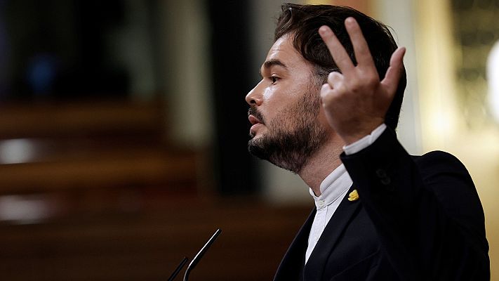 Especiales informativos - Rufián: "Estos presupuestos contemplan una inversión inédita en Cataluña"