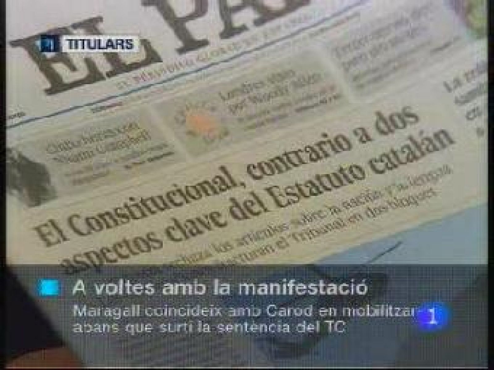 L'informatiu cap de setmana - 23/08/09 - L'Informatiu | Veure