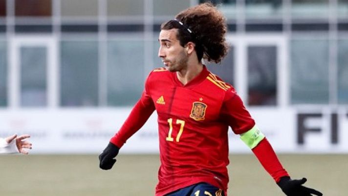 Telediario 1 - Luis Enrique acude a la sub-21, Cucurella sustituye al lastimado Gayá