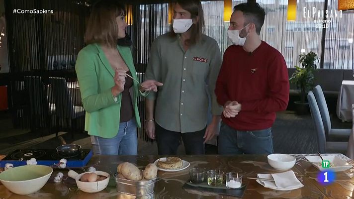 RTVE Cocina - Receta de tortilla de patatas con trufas de Irene Villa