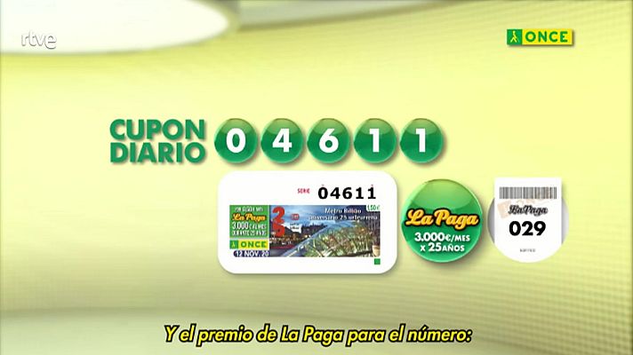 Sorteos ONCE - Sorteo ONCE - 12/11/20