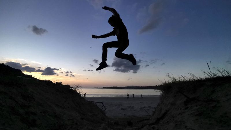 Rachas fuertes de viento en Canarias al paso de la tormenta Theta