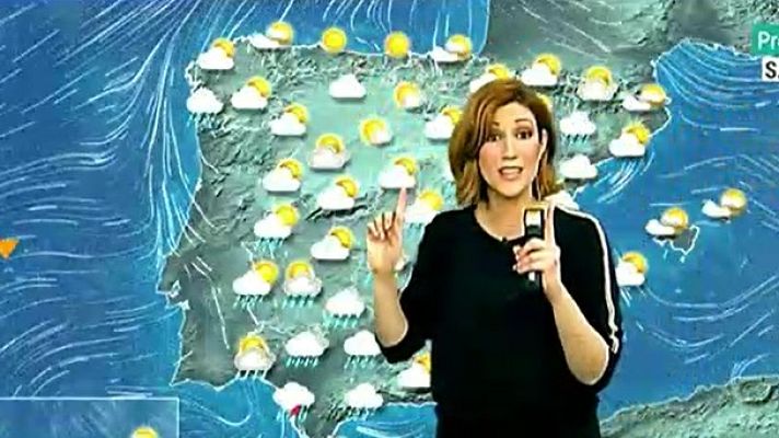 Telediario 1 - La AEMET prevé rachas fuertes de viento en Canarias al paso de la tormenta Theta