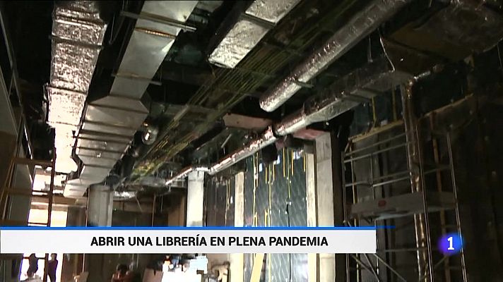 Telediario 1 - Abrir una librería en plena pandemia