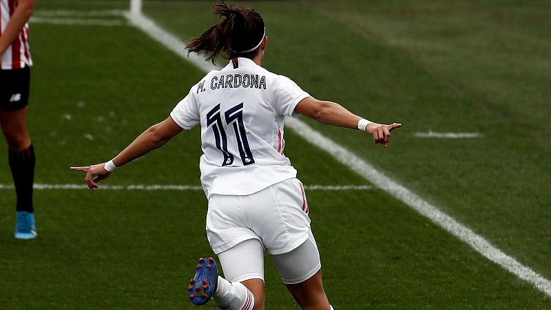 El Real Madrid se impone al Athletic con gol de Cardona