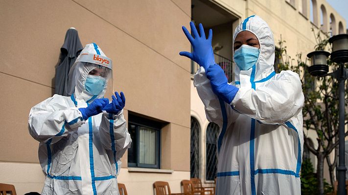 Telediario 1 - Bajan los casos, pero preocupan las UCI y las muertes