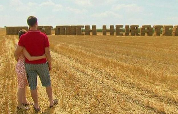  - Un 'sí, quiero' muy campestre