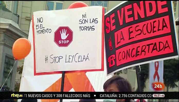 Parlamento - La Ley Celaá  sale de la comisión