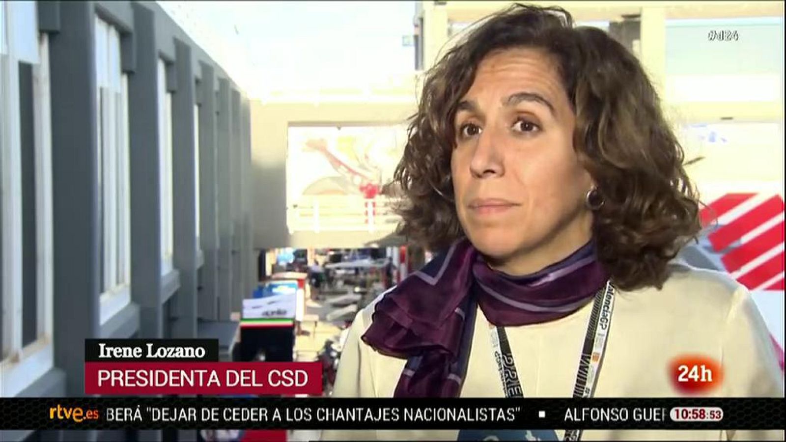 Irene Lozano: "Antes del verano veremos público en los eventos deportivos" | Ver