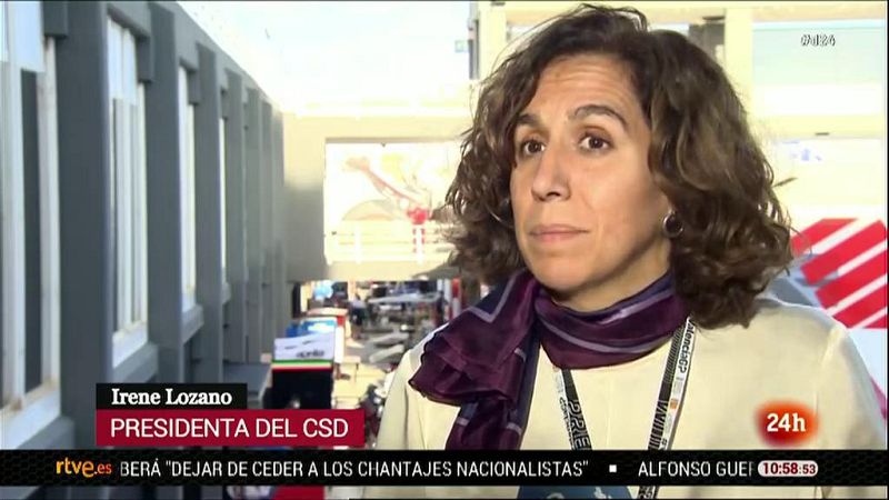 Irene Lozano: "Antes del verano veremos público en los eventos deportivos" | Ver