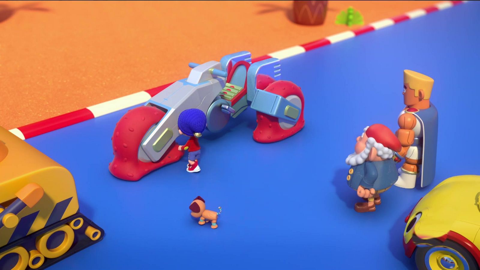 Noddy - Las ruedas pinchadas - RTVE.es - Noddy, detective en el País de los Juguetes | Ver