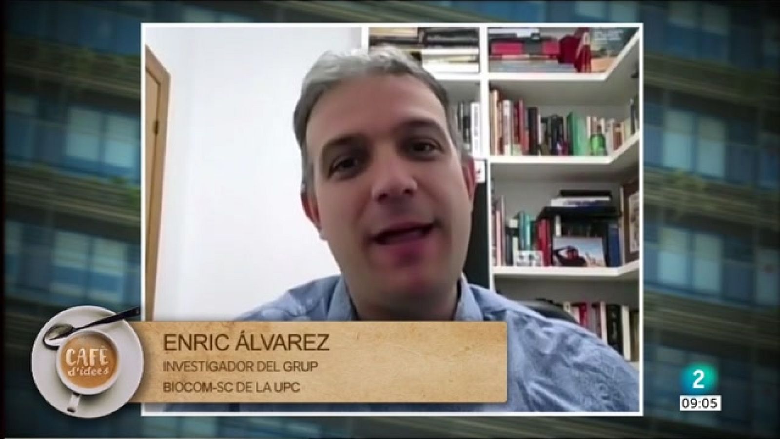 Gemma Nierga entrevista l'investigador de la UPC, Enric Álvarez