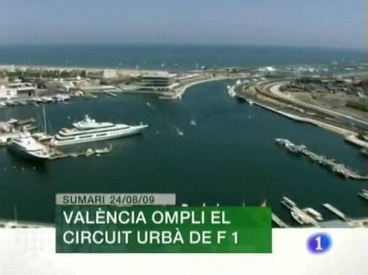 L'informatiu - Comunitat Valenciana - L'informatiu Comunitat Valenciana - 24/08/09