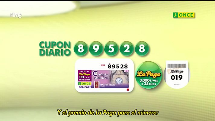 Sorteos ONCE - Sorteo ONCE - 17/11/20