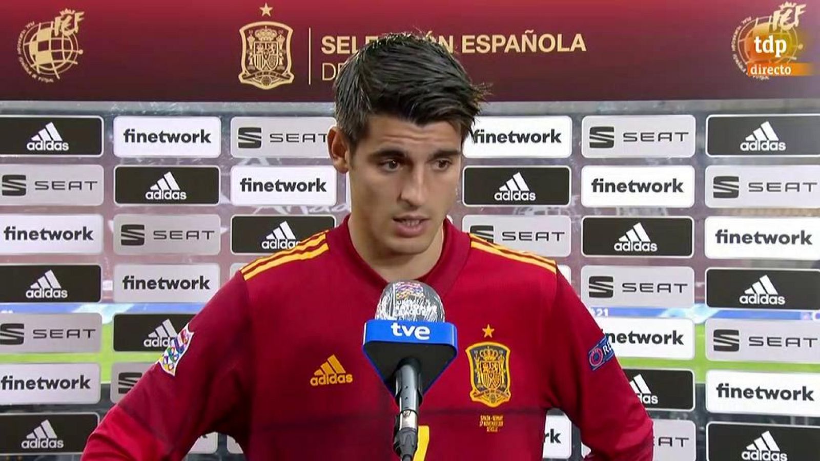 Morata: "Hoy no nos pueden poner ningún pero"
