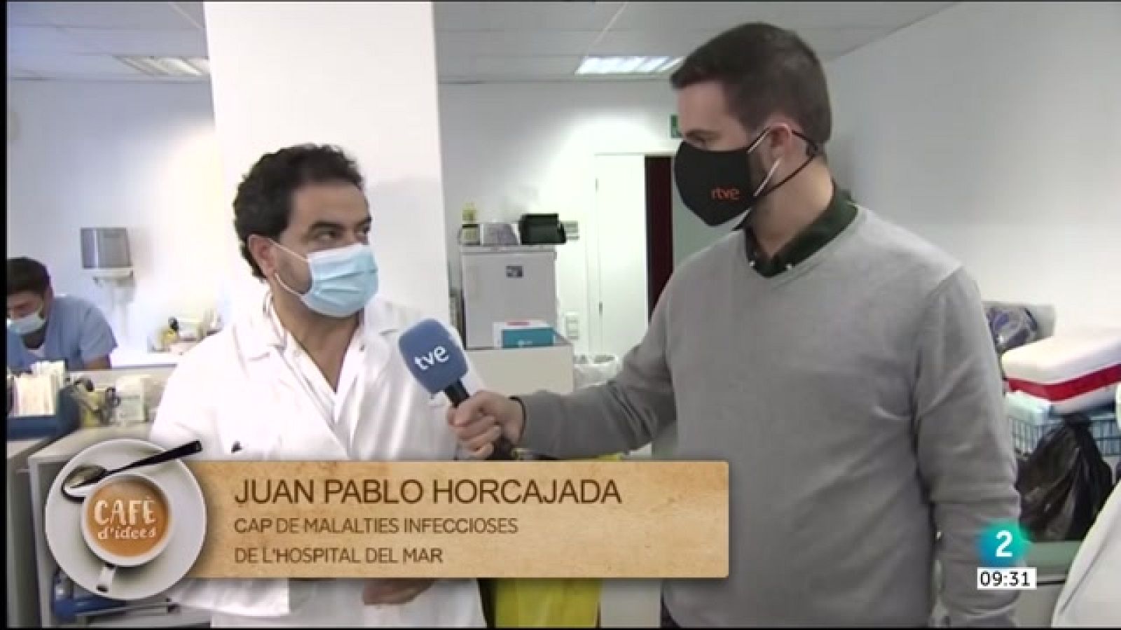 Dr .Horcajada, cap del Servei de Malalties Infeccioses de l'Hospital del Mar