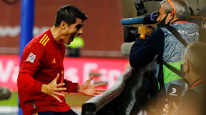 Telediario 1 - UEFA Nations League | Morata: "Quiero ver qué dicen ahora por ahí; no se nos puede poner ningún pero"