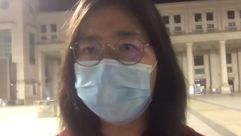 Los riesgos de informar de la pandemia de COVID-19 en China