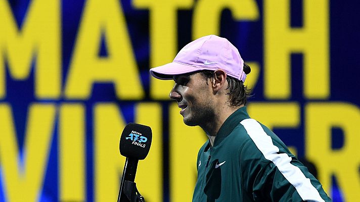 Telediario 1 - Nadal: "Estoy feliz y deseando que llegue la semifinal contra Medvedev"