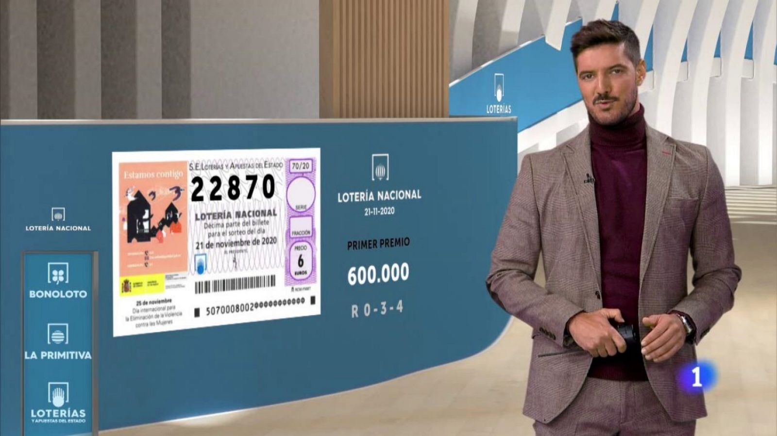 Lotería Nacional - 21/11/20 - ver ahora