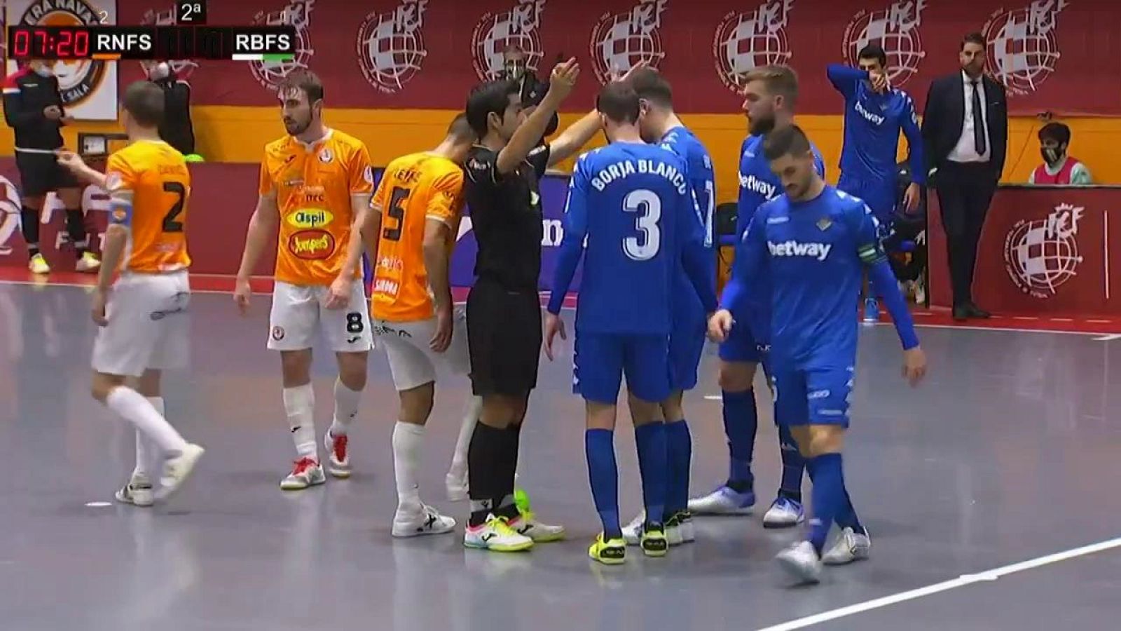 Fútbol Sala - Primera RFEF Futsal. 11ª jornada: Aspil Jumpers Ribera Navarra - Real Betis Futsal - ver ahora