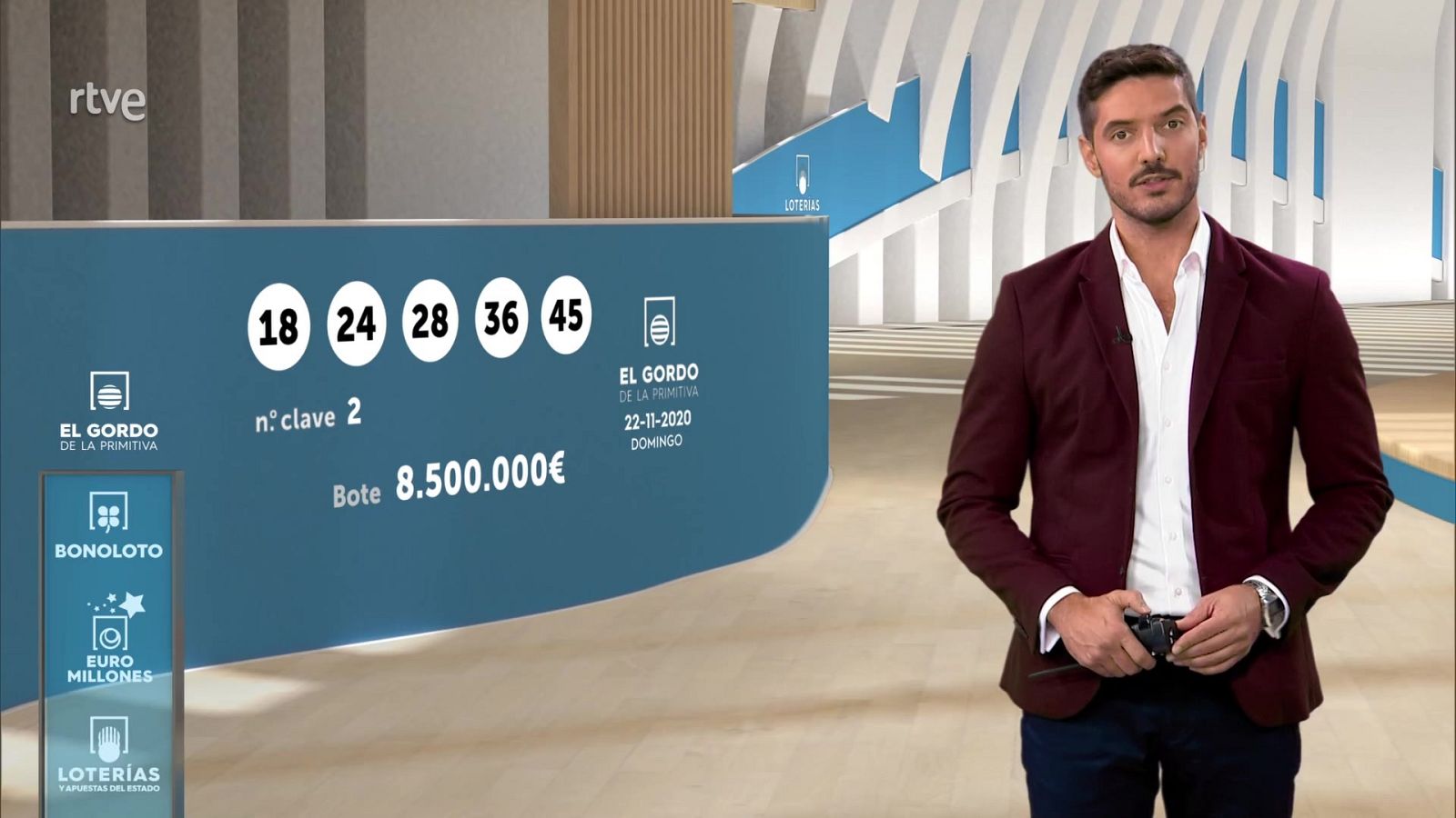 El Gordo de la Primitiva - 22/11/20 - ver ahora