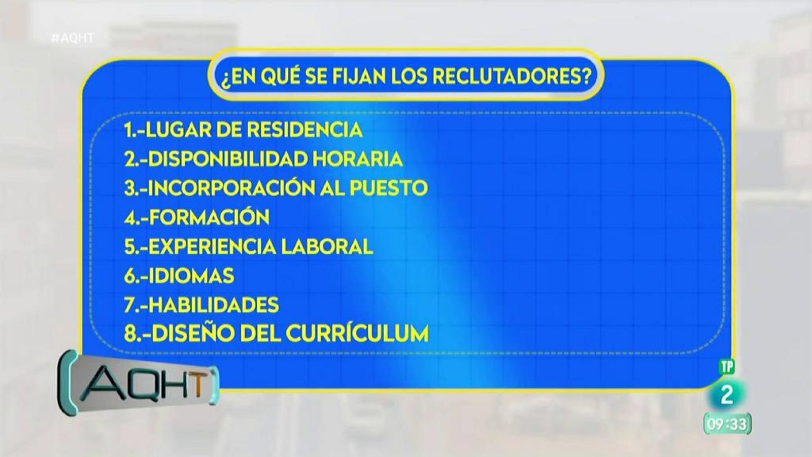 8 claves para que tu currículum supere la criba - Aquí hay trabajo | Ver