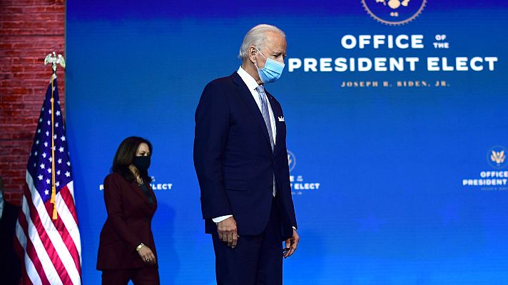Telediario 1 - Trump permite la transición de poderes con Biden
