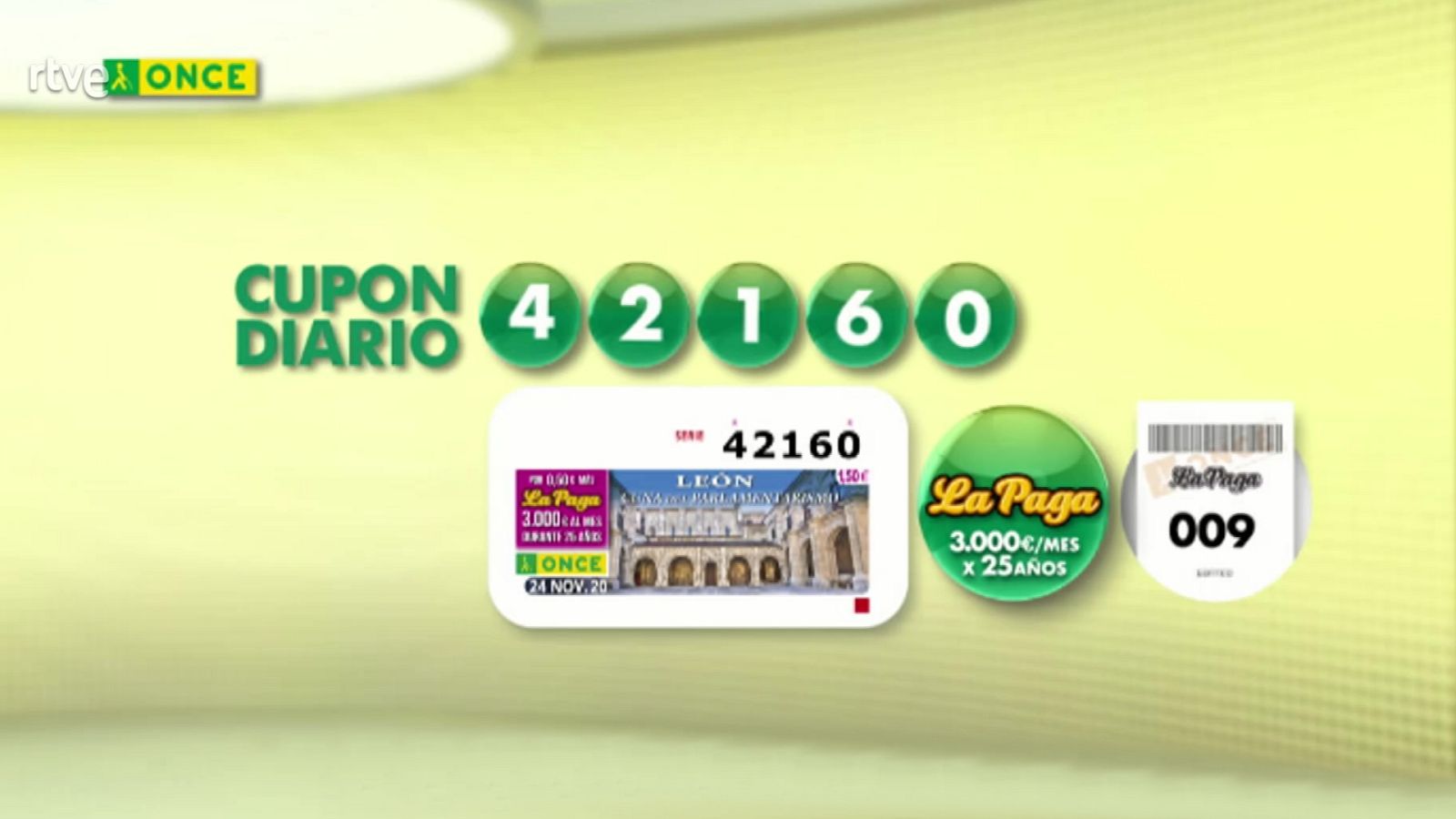 Sorteo ONCE - 24/11/20 - ver ahora