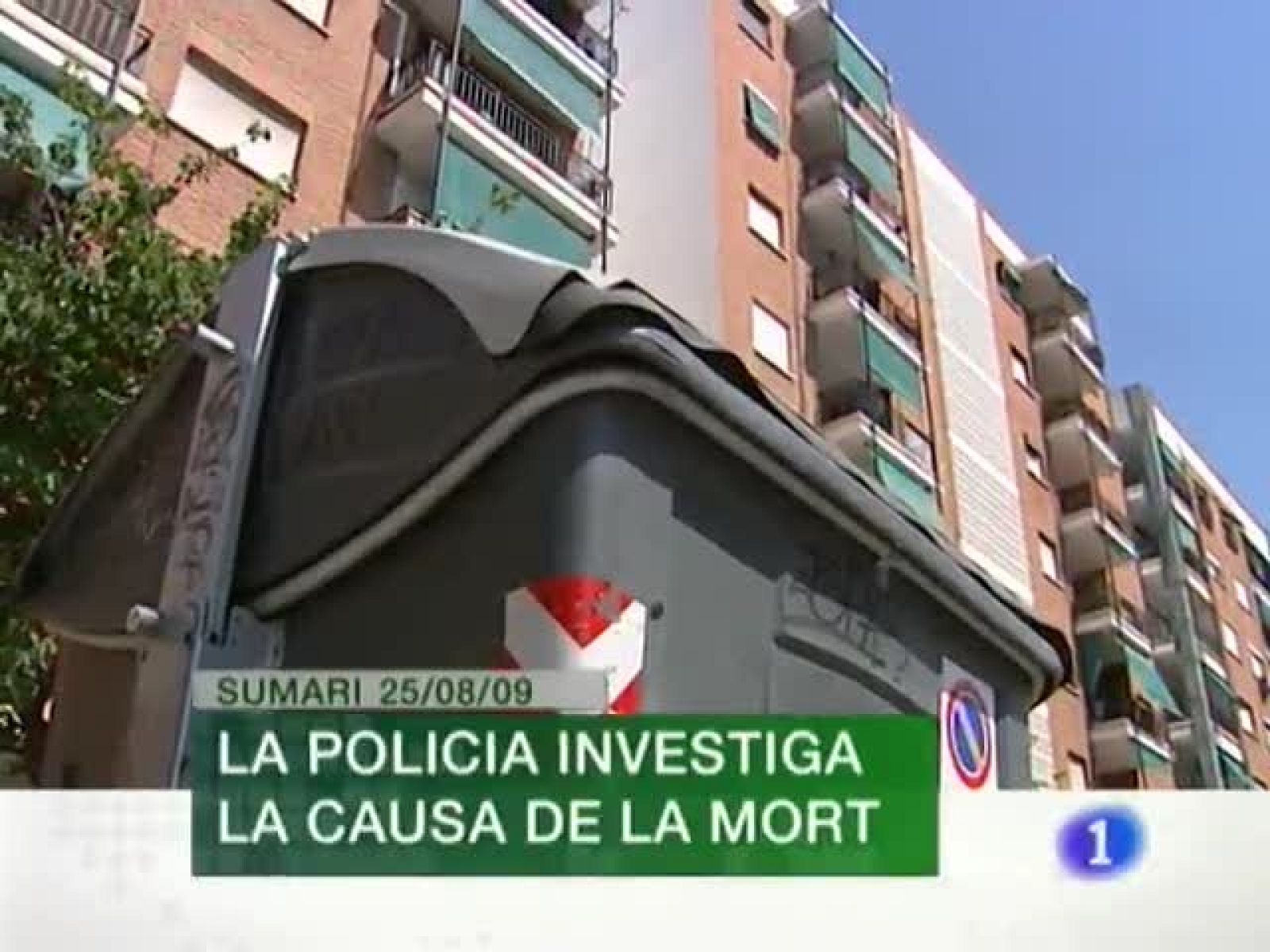 L'Informatiu. Informativo Territorial de la C.Valenciana (25/08/09)