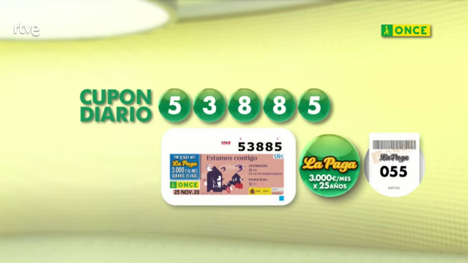 Sorteo ONCE - 25/11/20 - ver ahora