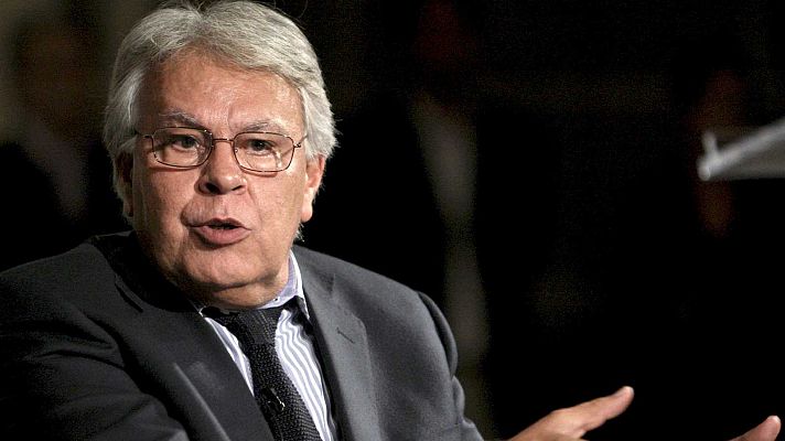 Telediario 1 - Felipe González dice que no pactaría con ERC ni Bildu y Calvo le responde que gobernar ahora es "muy diferente"