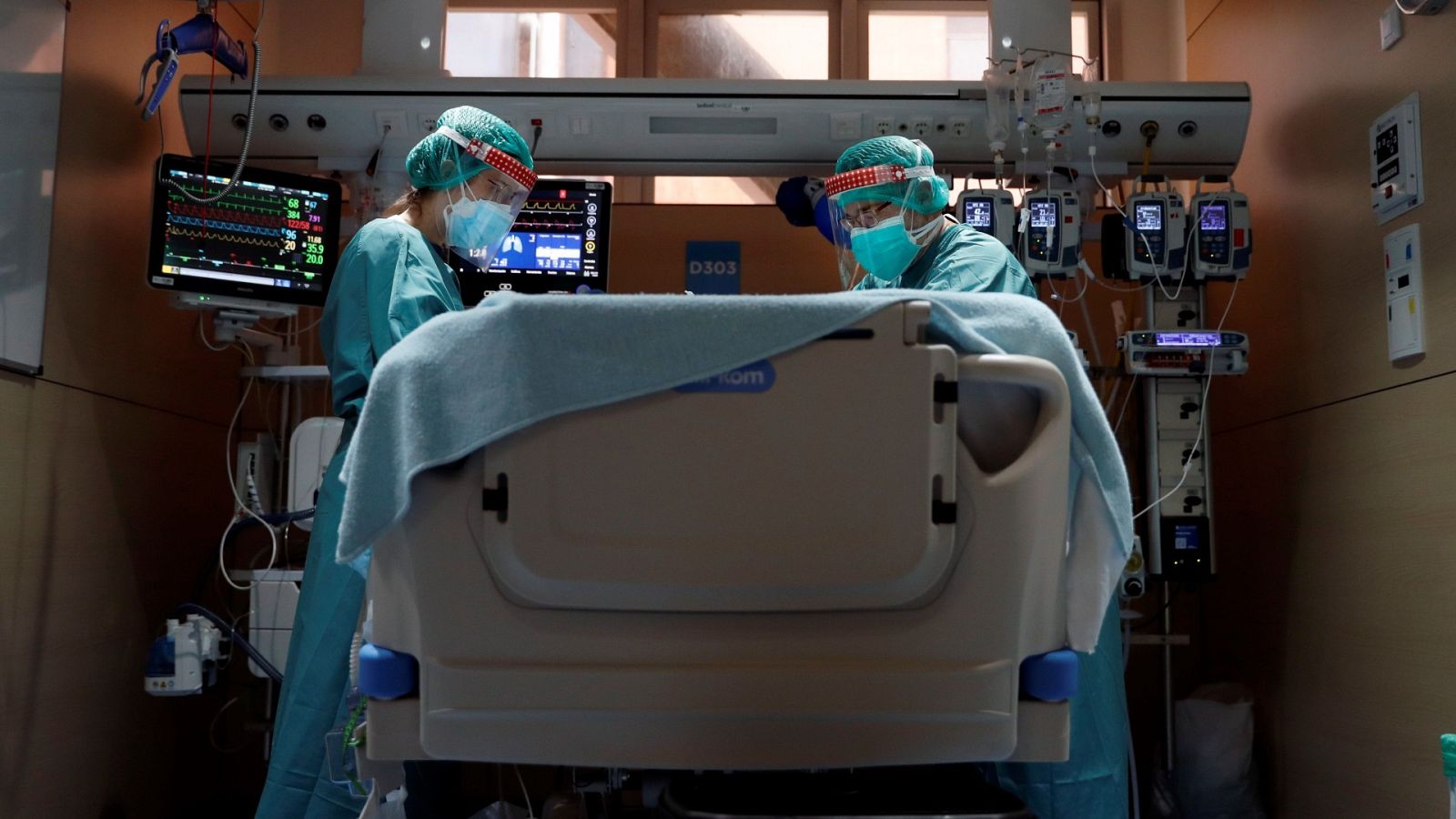 España, por debajo de la media de la OCDE en camas en hospitales