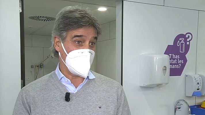 Telediario 1 - El doctor Ángel Ruiz Cotorro lanza un programa para la rehabilitación de deportistas con secuelas de coronavirus